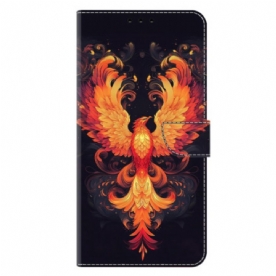 Folio-hoesje Samsung Galaxy A17 4g / 5g Telefoonhoesje Vuurvogel