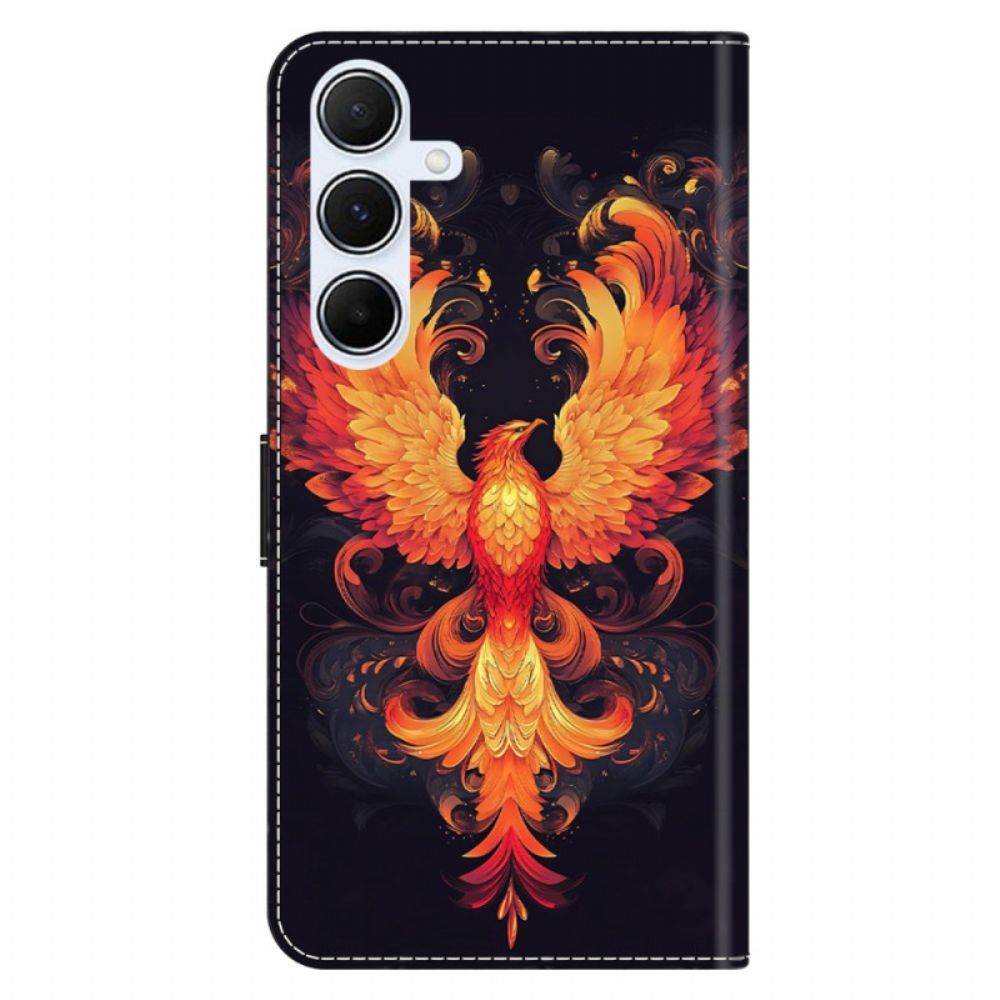 Folio-hoesje Samsung Galaxy A17 4g / 5g Telefoonhoesje Vuurvogel