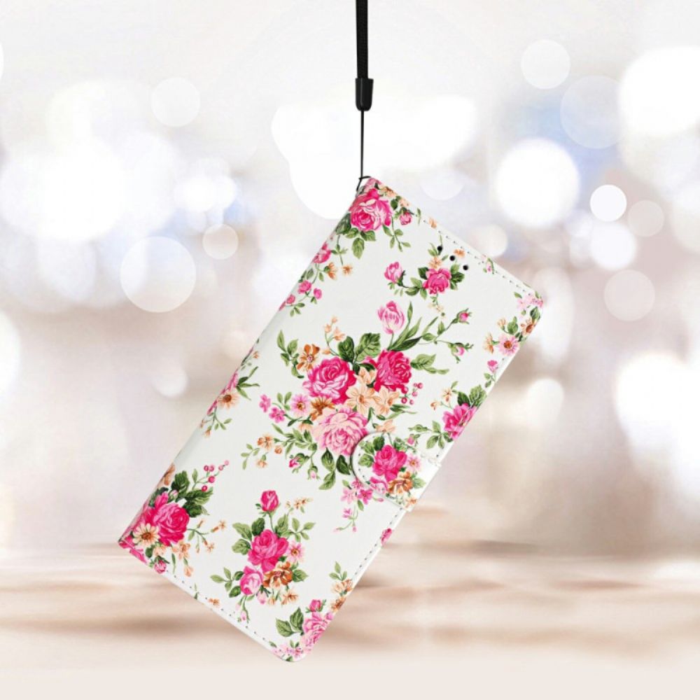 Folio-hoesje Samsung Galaxy A17 4g / 5g Vrijheidsbloemen