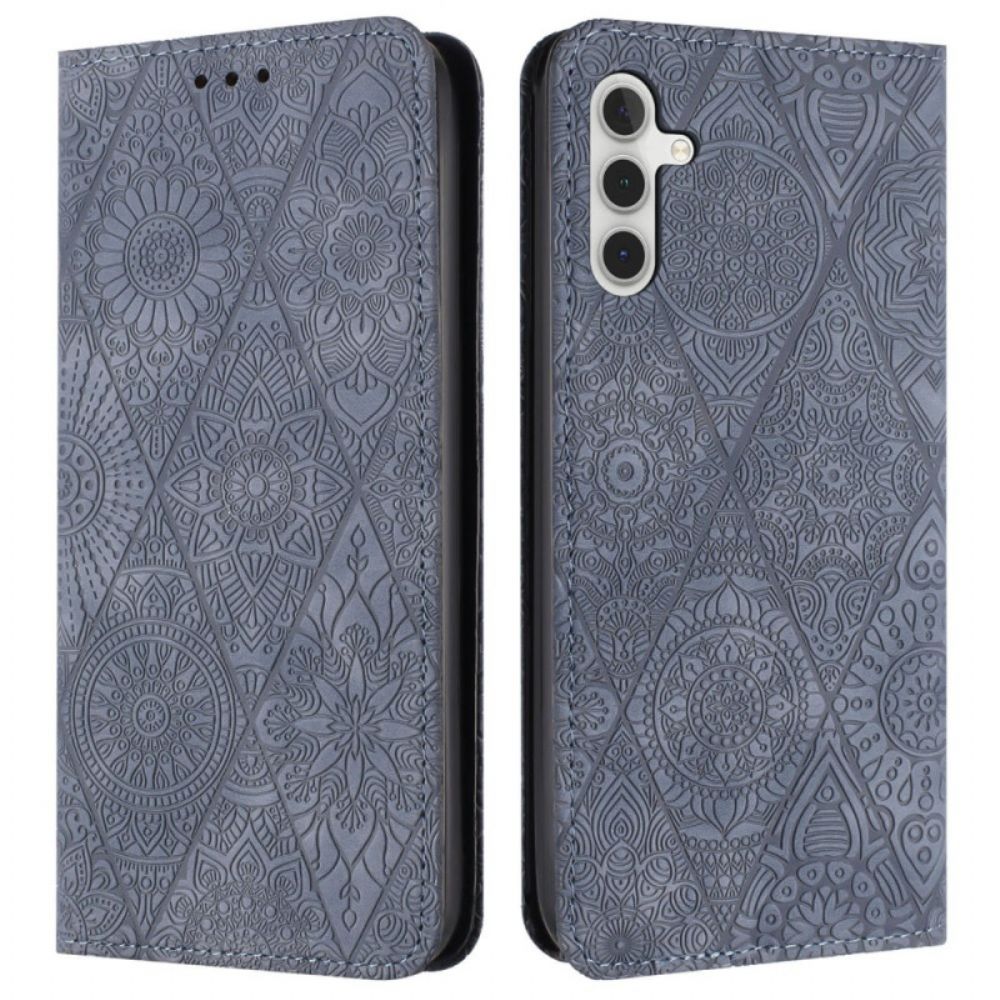 Folio-hoesje Voor Samsung Galaxy A17 4g / 5g Patchwork