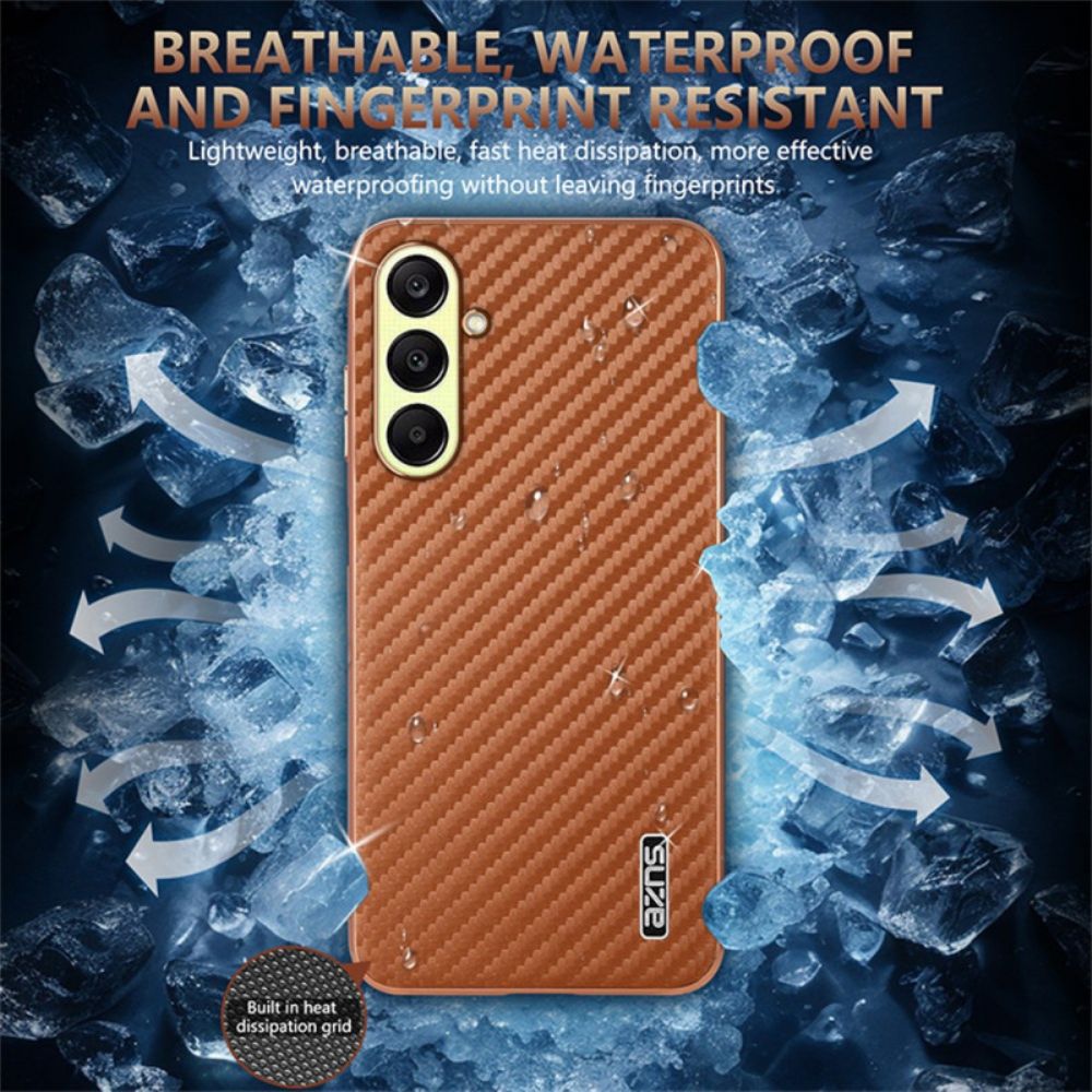 Hoesje Samsung Galaxy A17 4g / 5g Azns Koolstofvezel