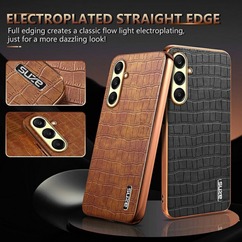 Hoesje Samsung Galaxy A17 4g / 5g Azns Lederlook Bescherming Hoesje