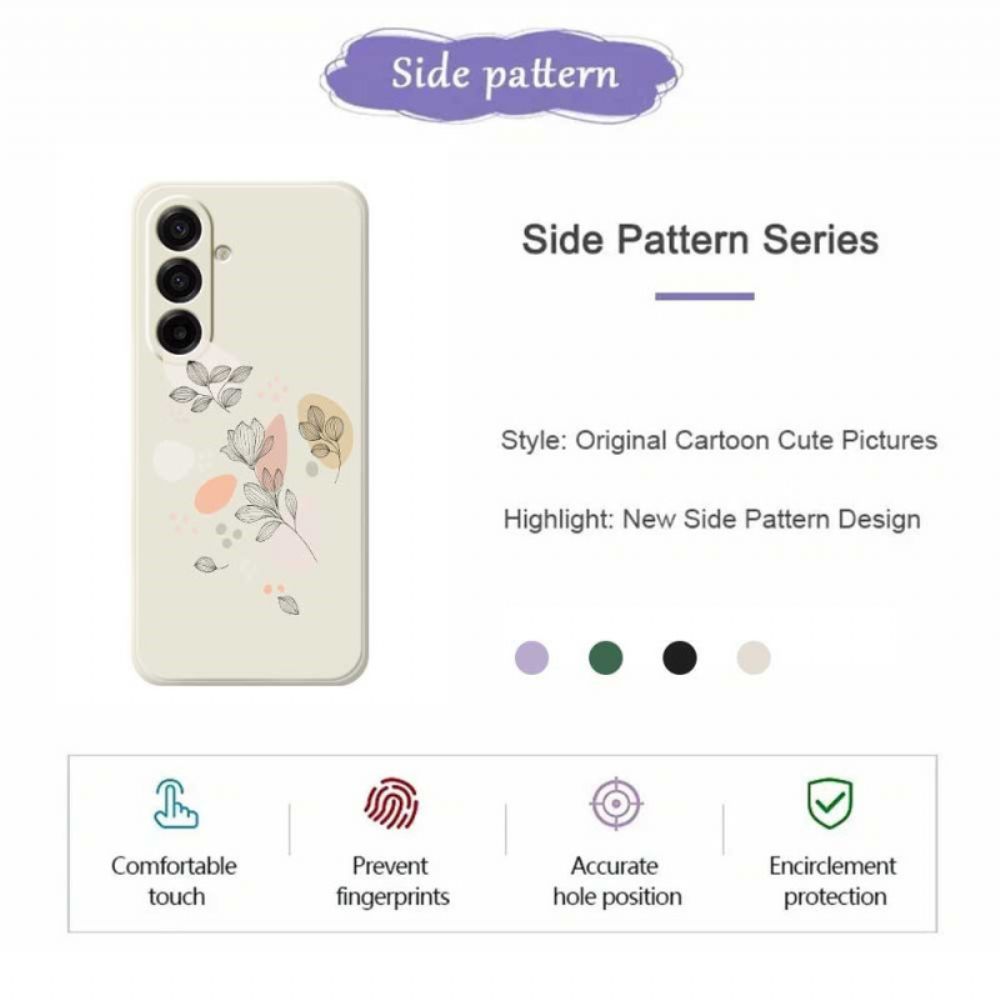 Hoesje Samsung Galaxy A17 4g / 5g Bloemen