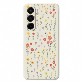 Hoesje Samsung Galaxy A17 4g / 5g Bloemen Bescherming Hoesje