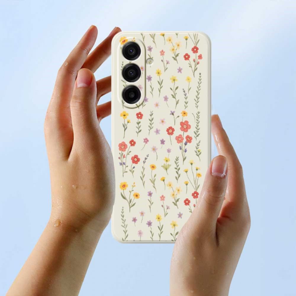 Hoesje Samsung Galaxy A17 4g / 5g Bloemen Bescherming Hoesje