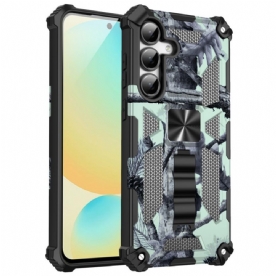 Hoesje Samsung Galaxy A17 4g / 5g Camouflage Met Geïntegreerde Standaard