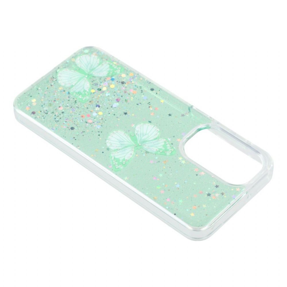 Hoesje Samsung Galaxy A17 4g / 5g Glittervlinders
