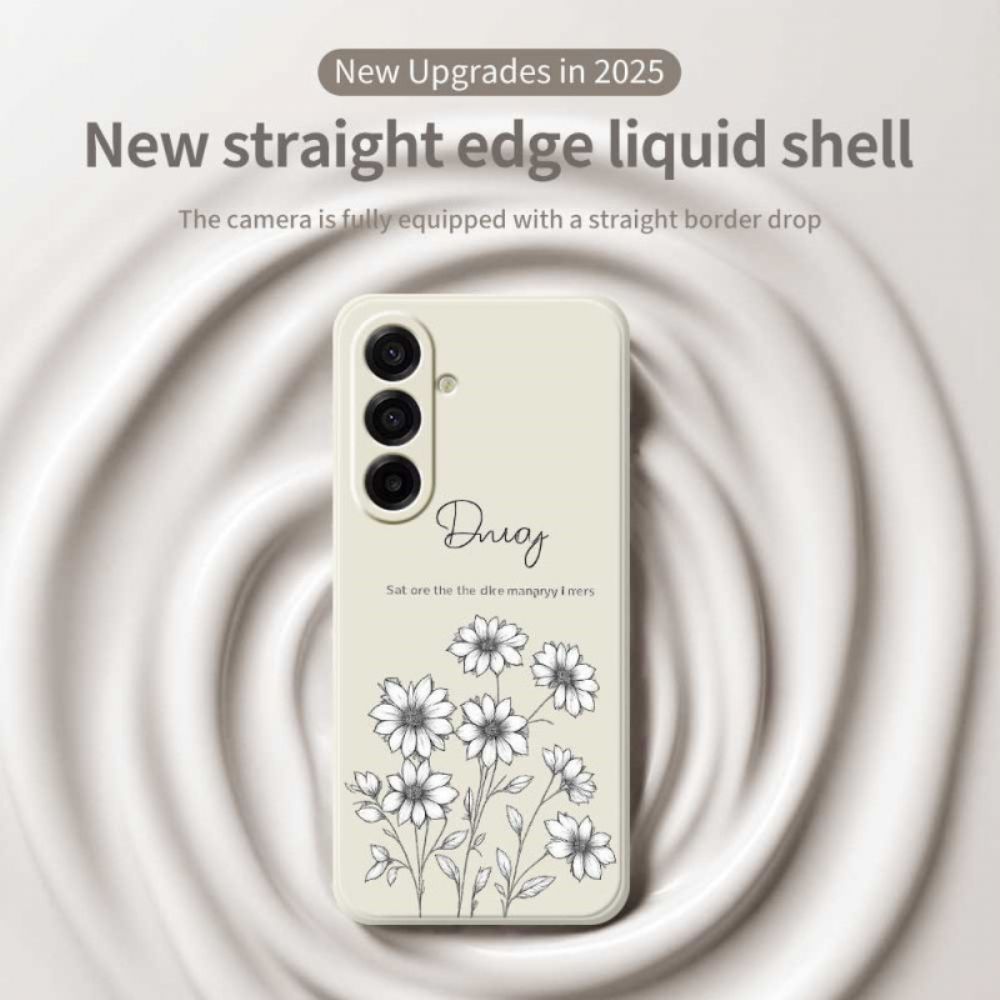 Hoesje Samsung Galaxy A17 4g / 5g Grafische Bloemen