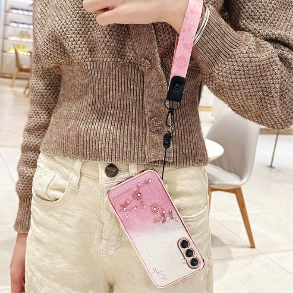 Hoesje Samsung Galaxy A17 4g / 5g Kadem Strassbandjes