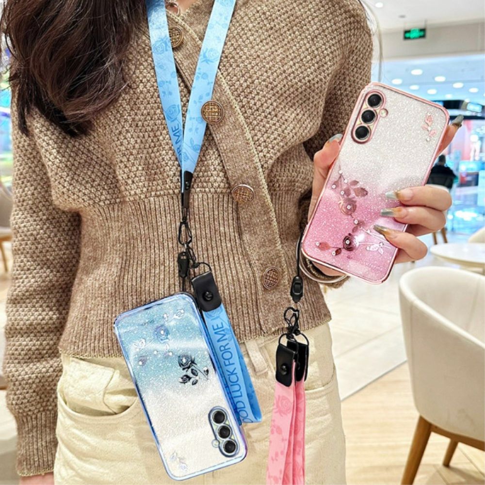 Hoesje Samsung Galaxy A17 4g / 5g Kadem Strassbandjes