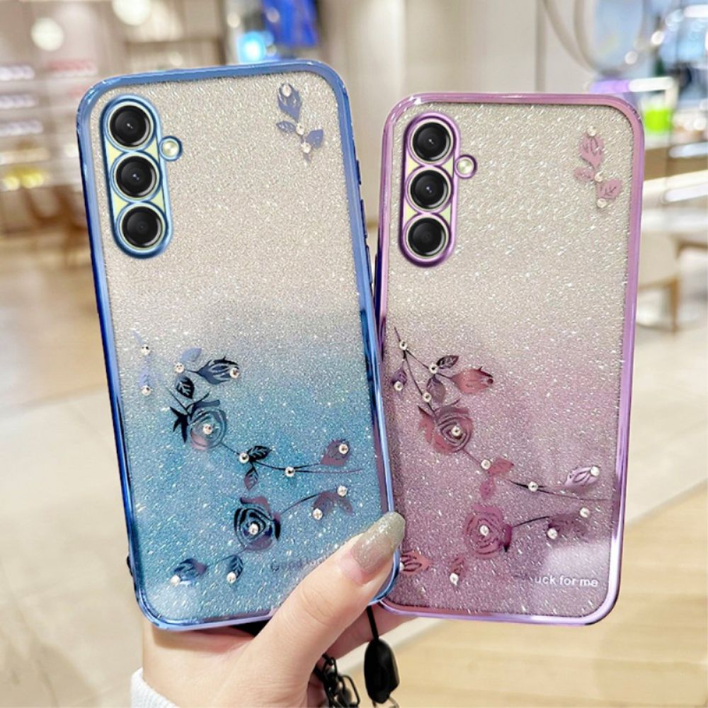 Hoesje Samsung Galaxy A17 4g / 5g Kadem Strassbandjes