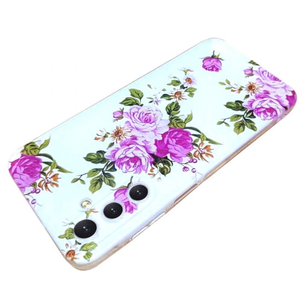 Hoesje Samsung Galaxy A17 4g / 5g Liberty-bloemen