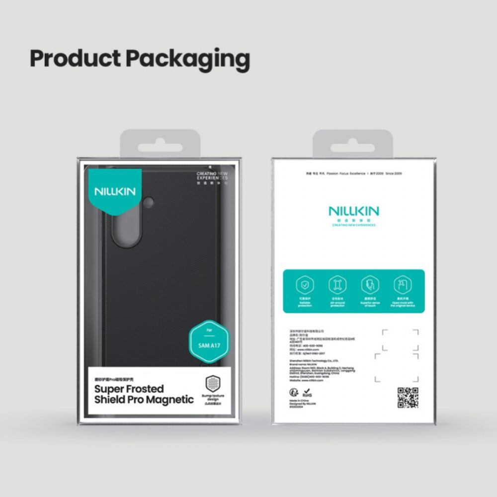 Hoesje Samsung Galaxy A17 4g / 5g Magnetisch Mat Schermbeschermer Pro Nillkin Bescherming Hoesje