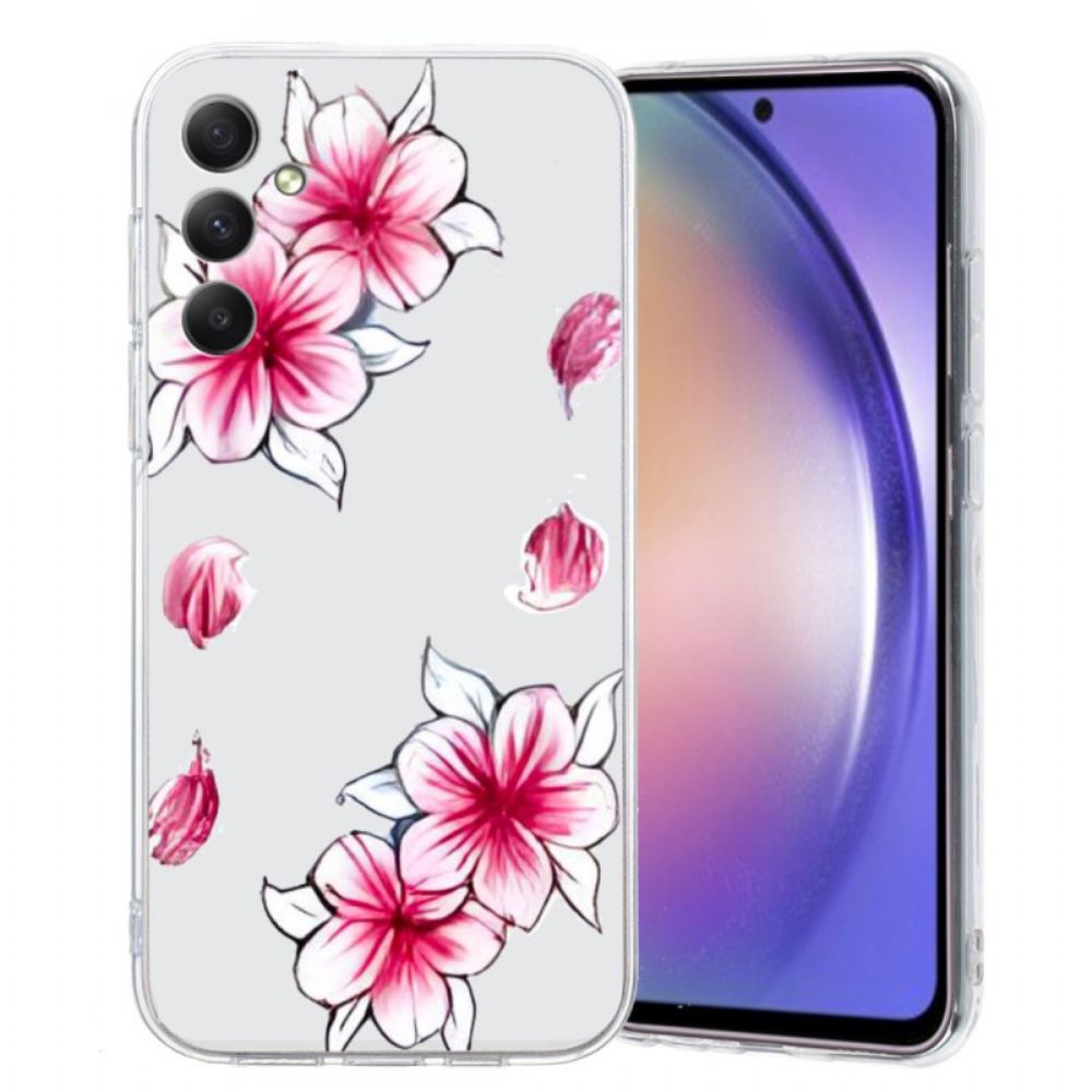 Hoesje Samsung Galaxy A17 4g / 5g Sakura-patroon