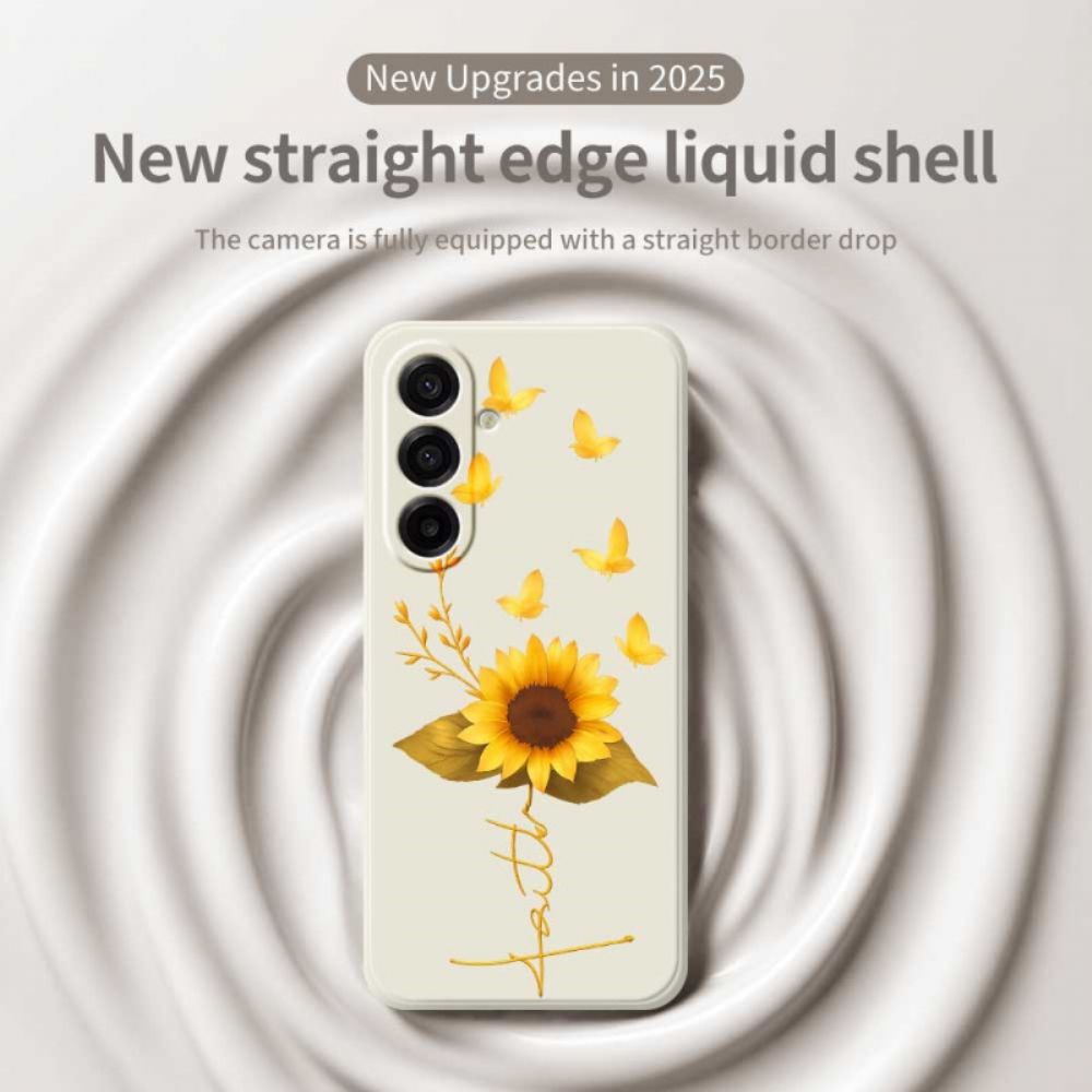 Hoesje Samsung Galaxy A17 4g / 5g Zonnebloem Bescherming Hoesje