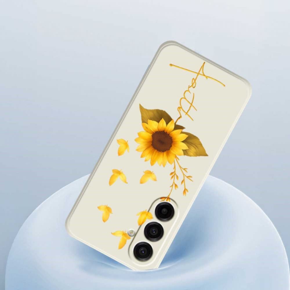 Hoesje Samsung Galaxy A17 4g / 5g Zonnebloem Bescherming Hoesje