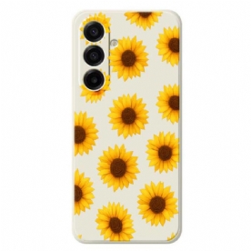 Hoesje Samsung Galaxy A17 4g / 5g Zonnebloemen Bescherming Hoesje
