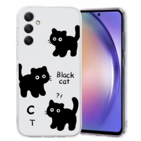 Hoesje Samsung Galaxy A17 4g / 5g Zwarte Katten