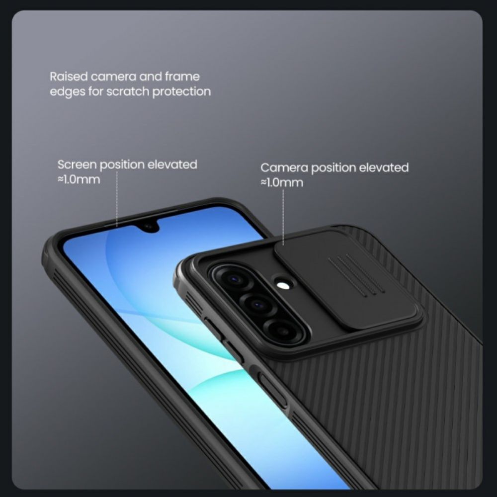 Hoesje Voor Samsung Galaxy A17 4g / 5g Camshield Pro Nillkin Met Verschuifbare Camerabeschermer