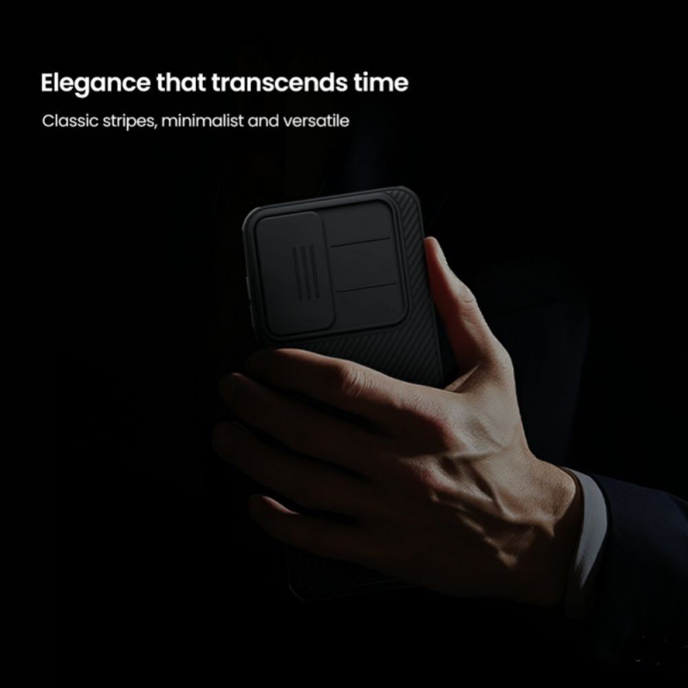 Hoesje Voor Samsung Galaxy A17 4g / 5g Camshield Pro Nillkin Met Verschuifbare Camerabeschermer