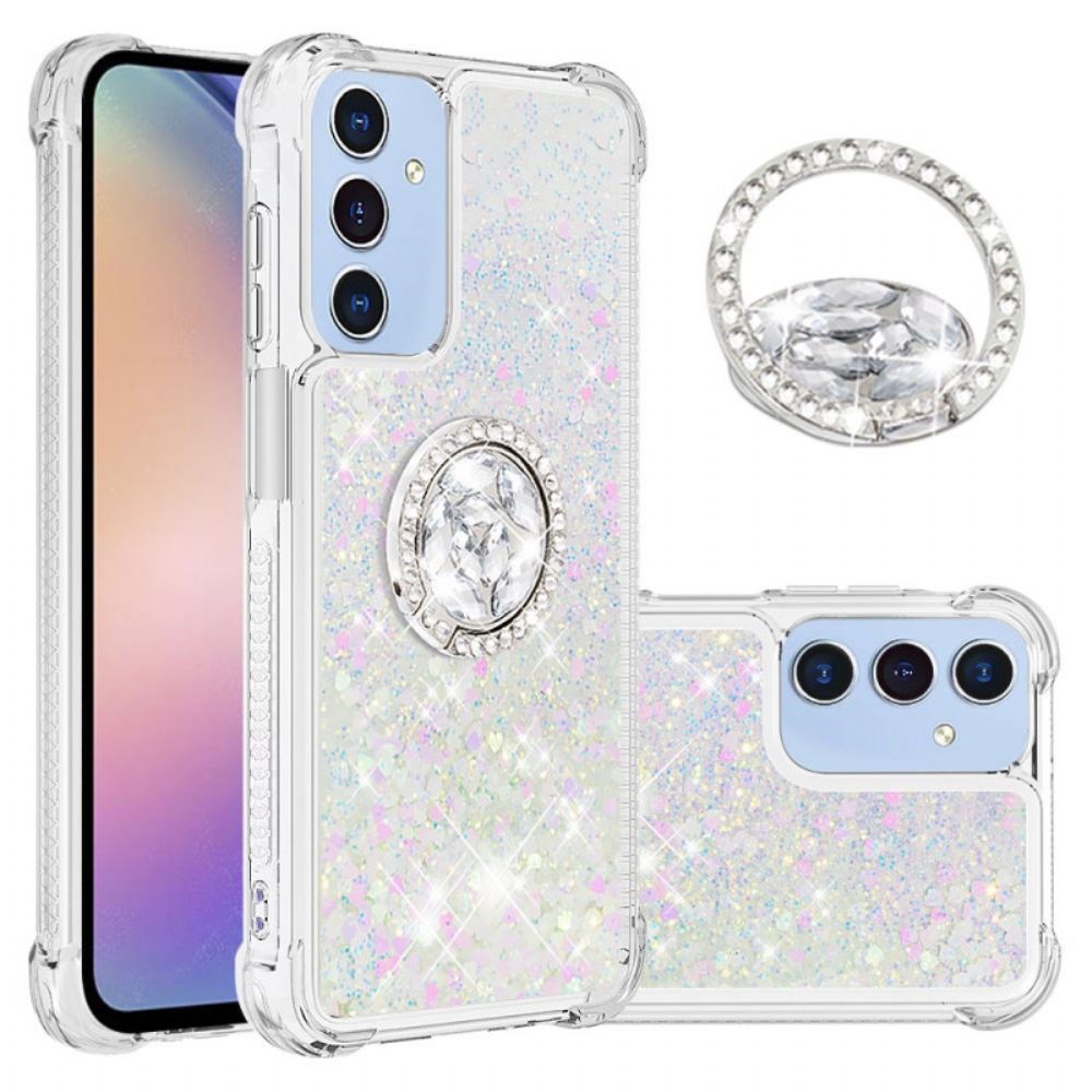 Hoesje Voor Samsung Galaxy A17 4g / 5g Glitterringhouder