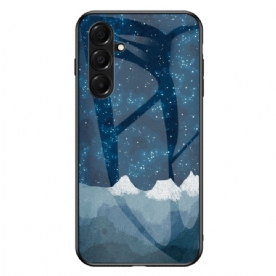 Hoesje Voor Samsung Galaxy A17 4g / 5g Hemelsblauw Gehard Glas