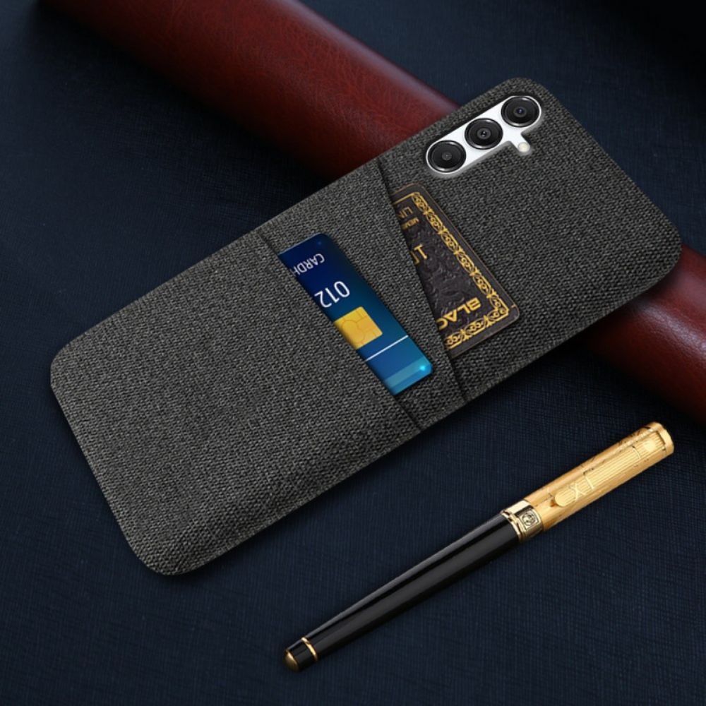 Hoesje Voor Samsung Galaxy A17 4g / 5g Stoffen Kaarthouder