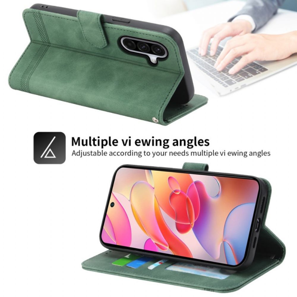 Leren Hoesje Samsung Galaxy A17 4g / 5g Dierfeng