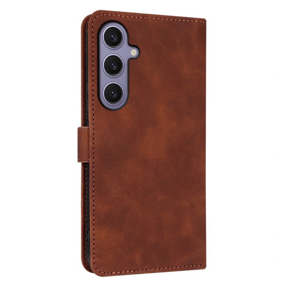 Leren Hoesje Samsung Galaxy A17 4g / 5g Lc.imeeke Suède-effect Bescherming Hoesje