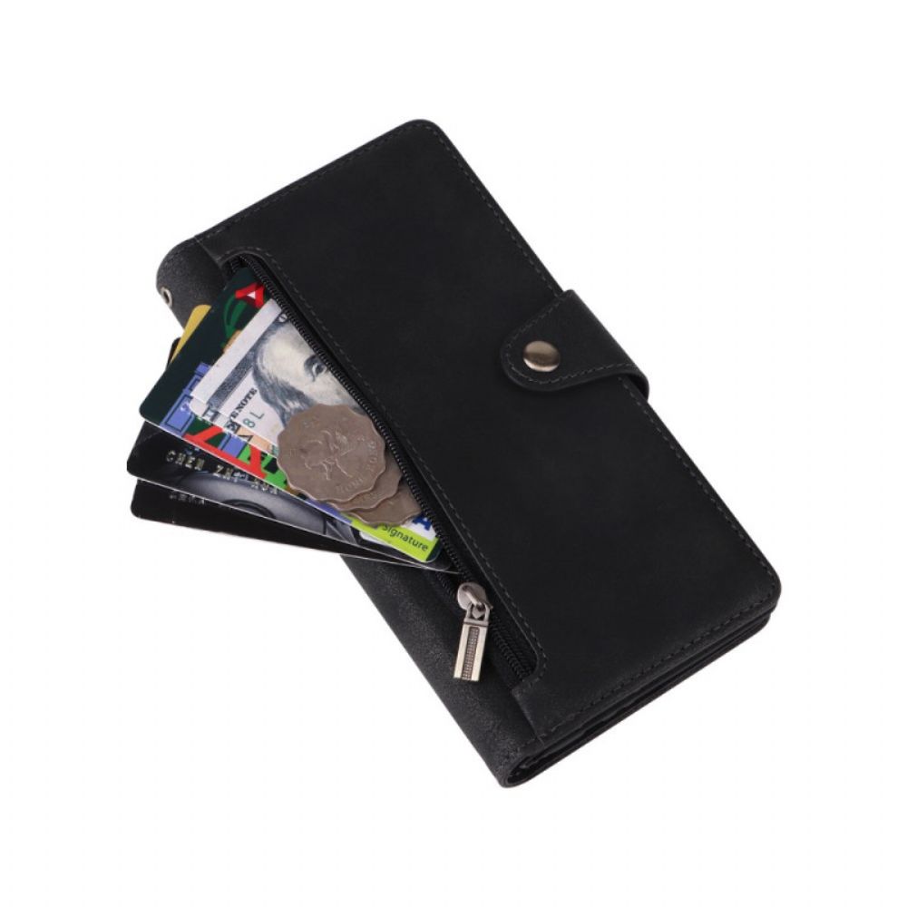 Leren Hoesje Samsung Galaxy A17 4g / 5g Stijlvolle Portemonnee Bescherming Hoesje