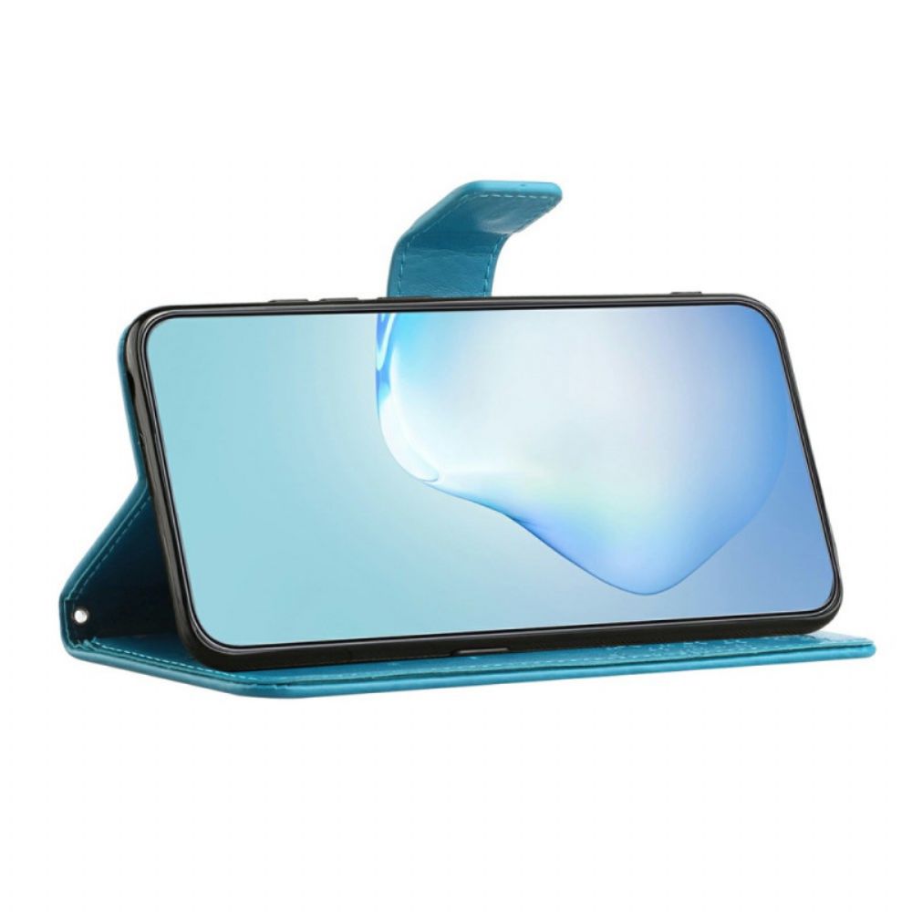 Leren Hoesje Voor Samsung Galaxy A17 4g / 5g Boom En Uilen