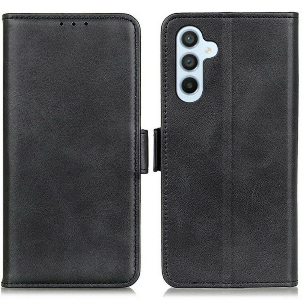 Leren Hoesje Voor Samsung Galaxy A17 4g / 5g Dubbele Sluiting