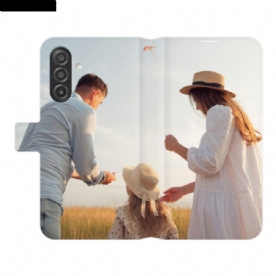 Leren Hoesje Voor Samsung Galaxy A17 4g / 5g Gepersonaliseerd