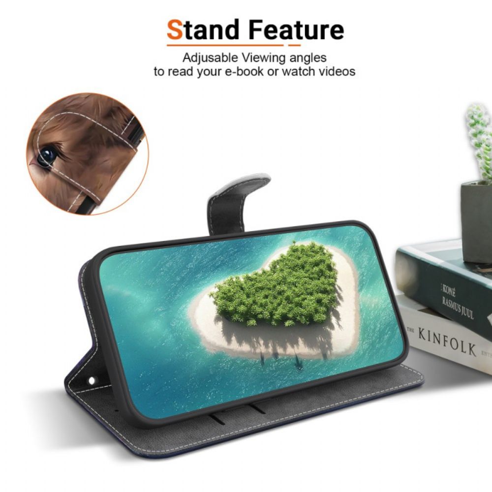 Leren Hoesje Voor Samsung Galaxy A17 4g / 5g Kalf