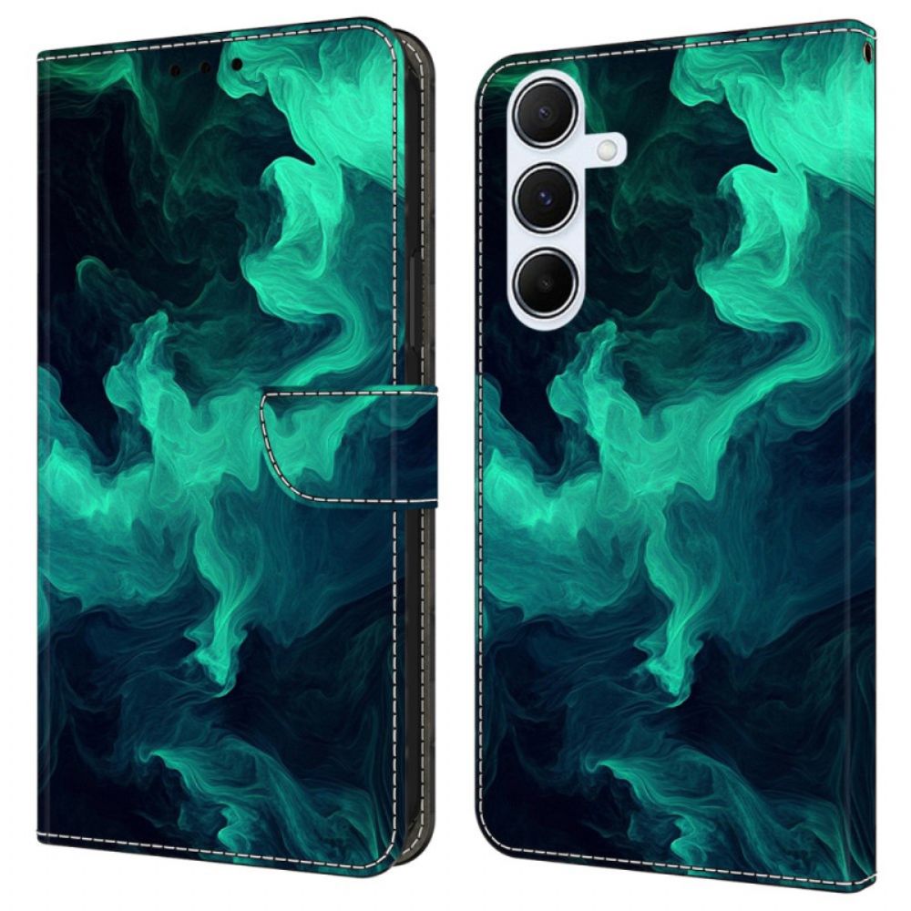 Leren Hoesje Voor Samsung Galaxy A17 4g / 5g Rook