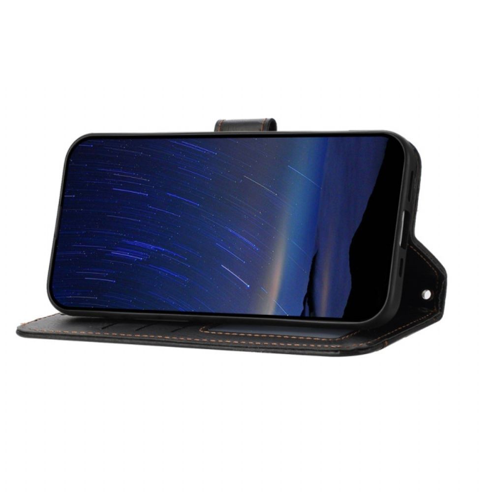 Leren Hoesje Voor Samsung Galaxy A17 4g / 5g Vintage Portemonnee