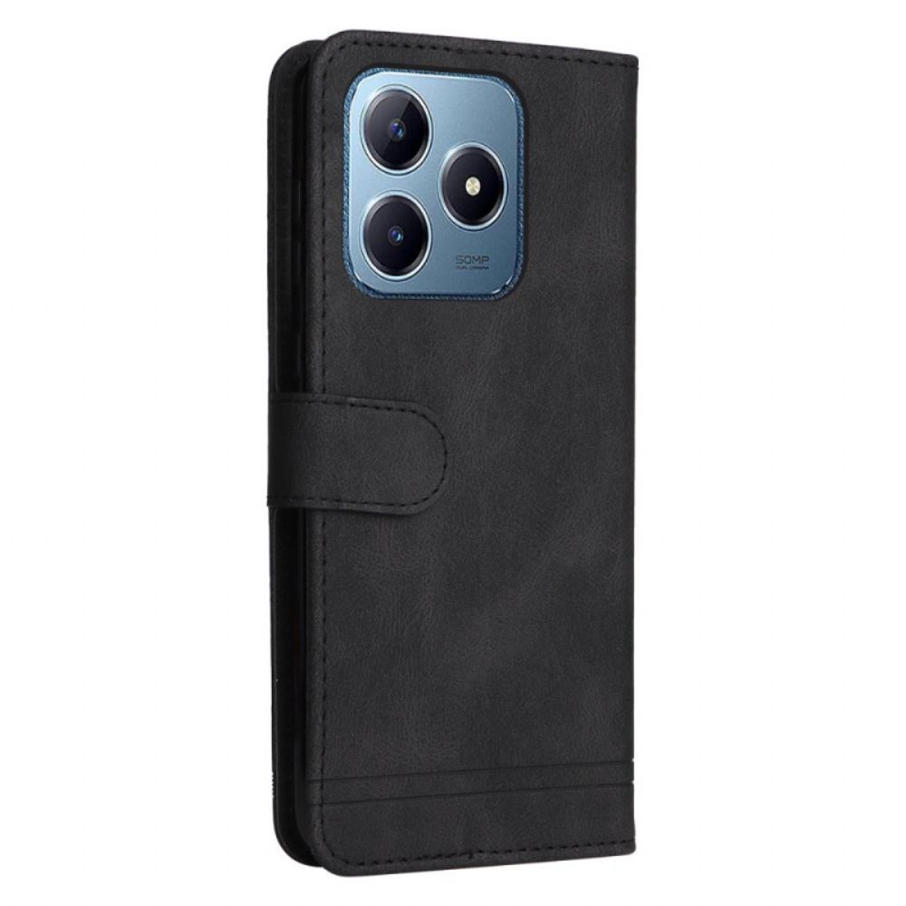 Bescherming Hoesje Realme Note 60 Sierlijke Klinknagel Met Suède-look