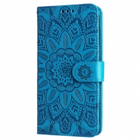 Bescherming Hoesje Realme Note 60 Zonnebloempatroon