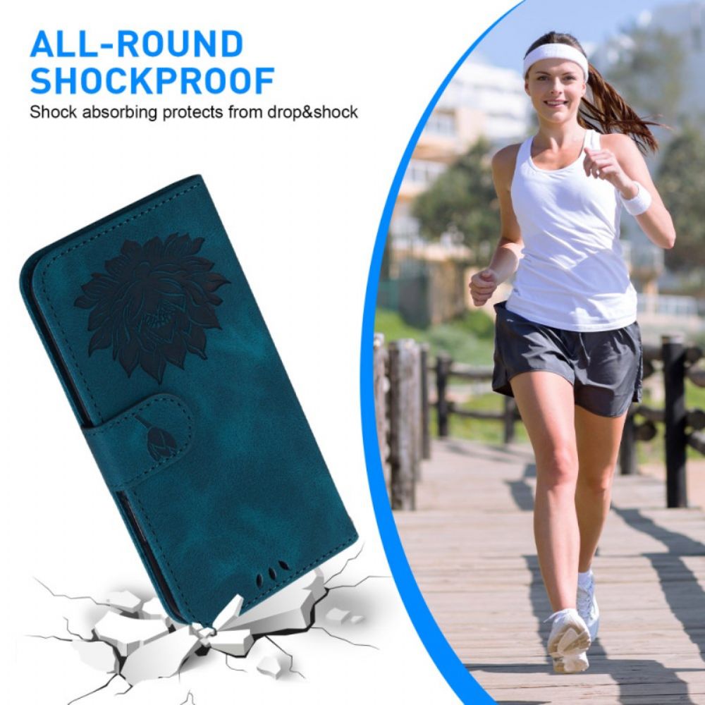 Folio-hoesje Realme Note 60 Telefoonhoesje Lotus