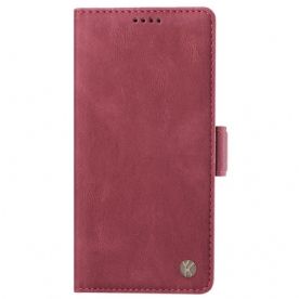 Leren Hoesje Voor Realme Note 60 Yikatu Klinknagel