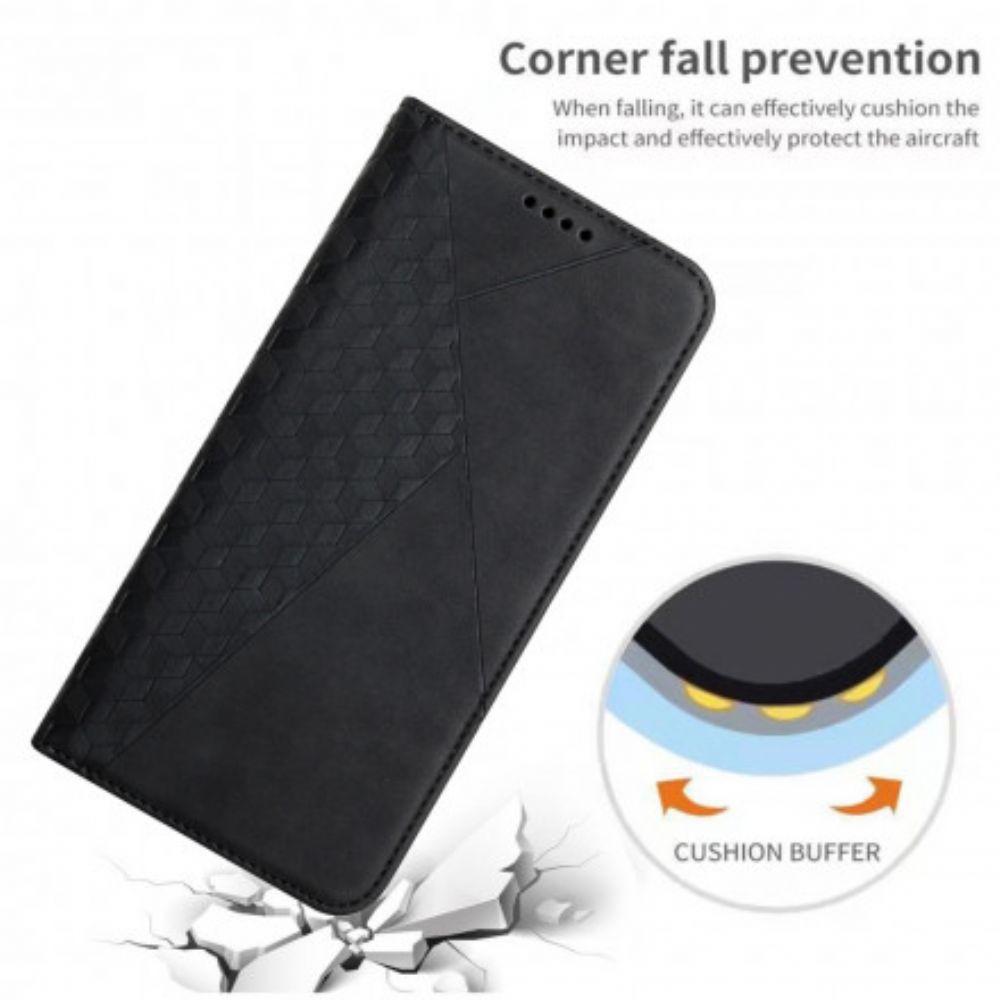 Bescherming Hoesje voor Oppo A94 5G Folio-hoesje Kubieke Stijl Skin-touch