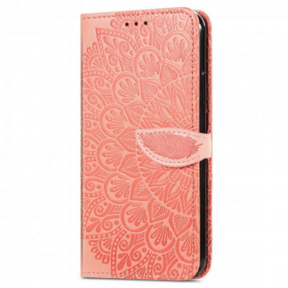 Flip Case voor Oppo A94 5G Tribale Bladeren