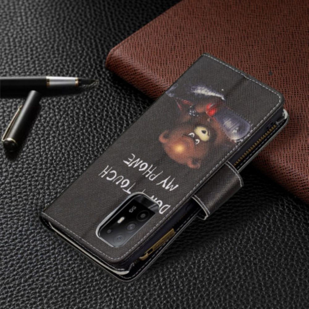 Folio-hoesje voor Oppo A94 5G Beerzak Met Rits