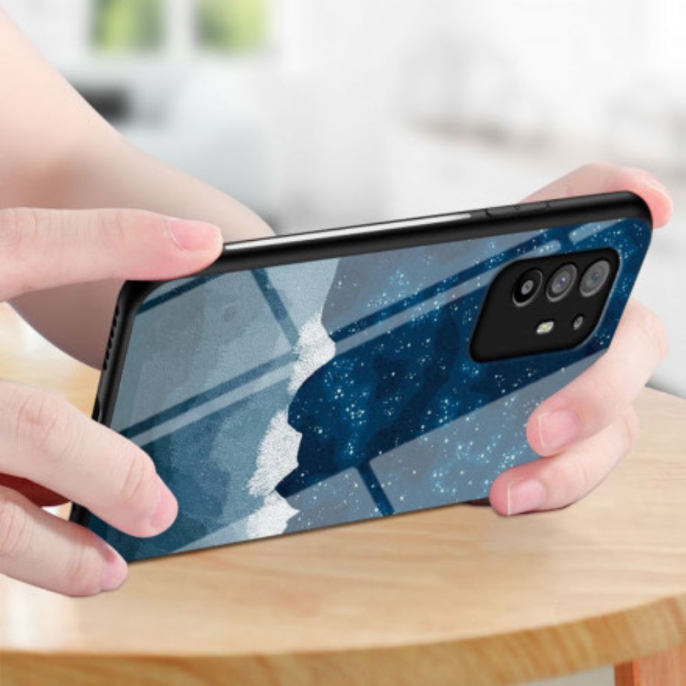 Hoesje voor Oppo A94 5G Premium Kleuren Gehard Glas