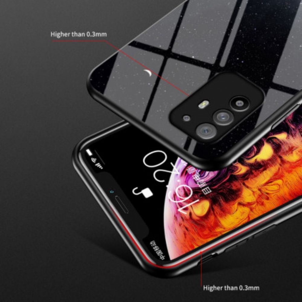 Hoesje voor Oppo A94 5G Premium Kleuren Gehard Glas
