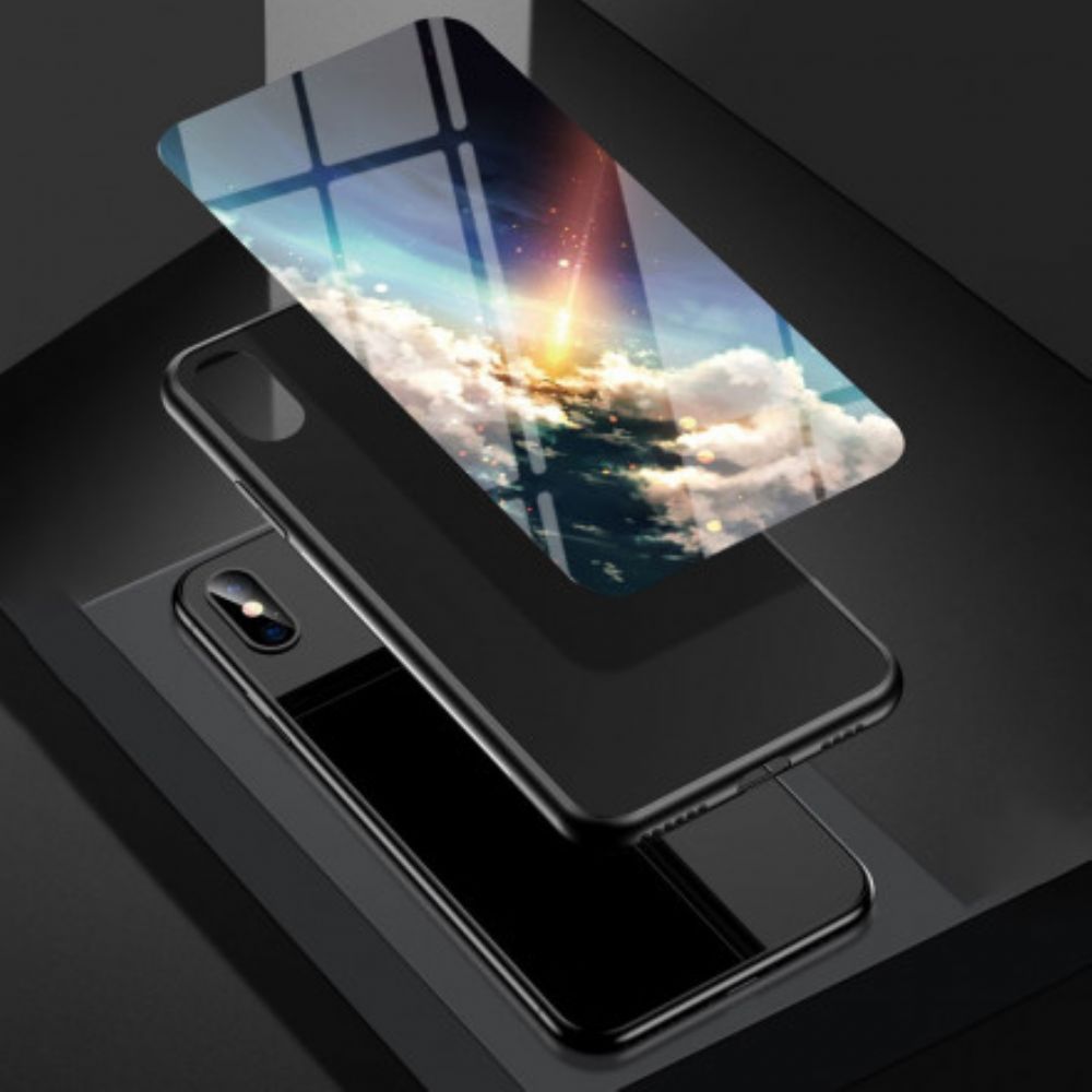 Hoesje voor Oppo A94 5G Premium Kleuren Gehard Glas