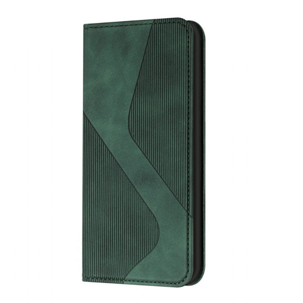 Bescherming Hoesje voor Samsung Galaxy A71 5G Folio-hoesje S-design Lederen Stijl