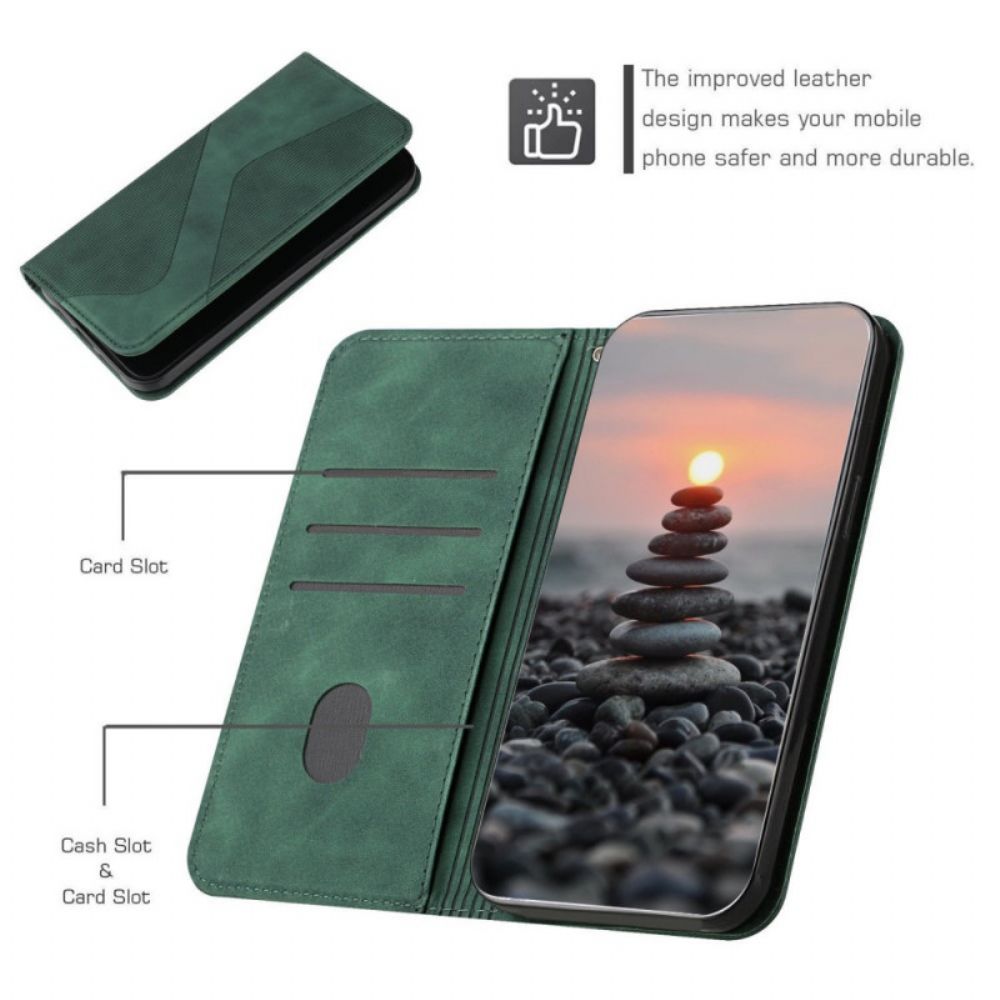 Bescherming Hoesje voor Samsung Galaxy A71 5G Folio-hoesje S-design Lederen Stijl