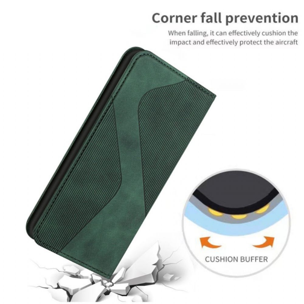 Bescherming Hoesje voor Samsung Galaxy A71 5G Folio-hoesje S-design Lederen Stijl