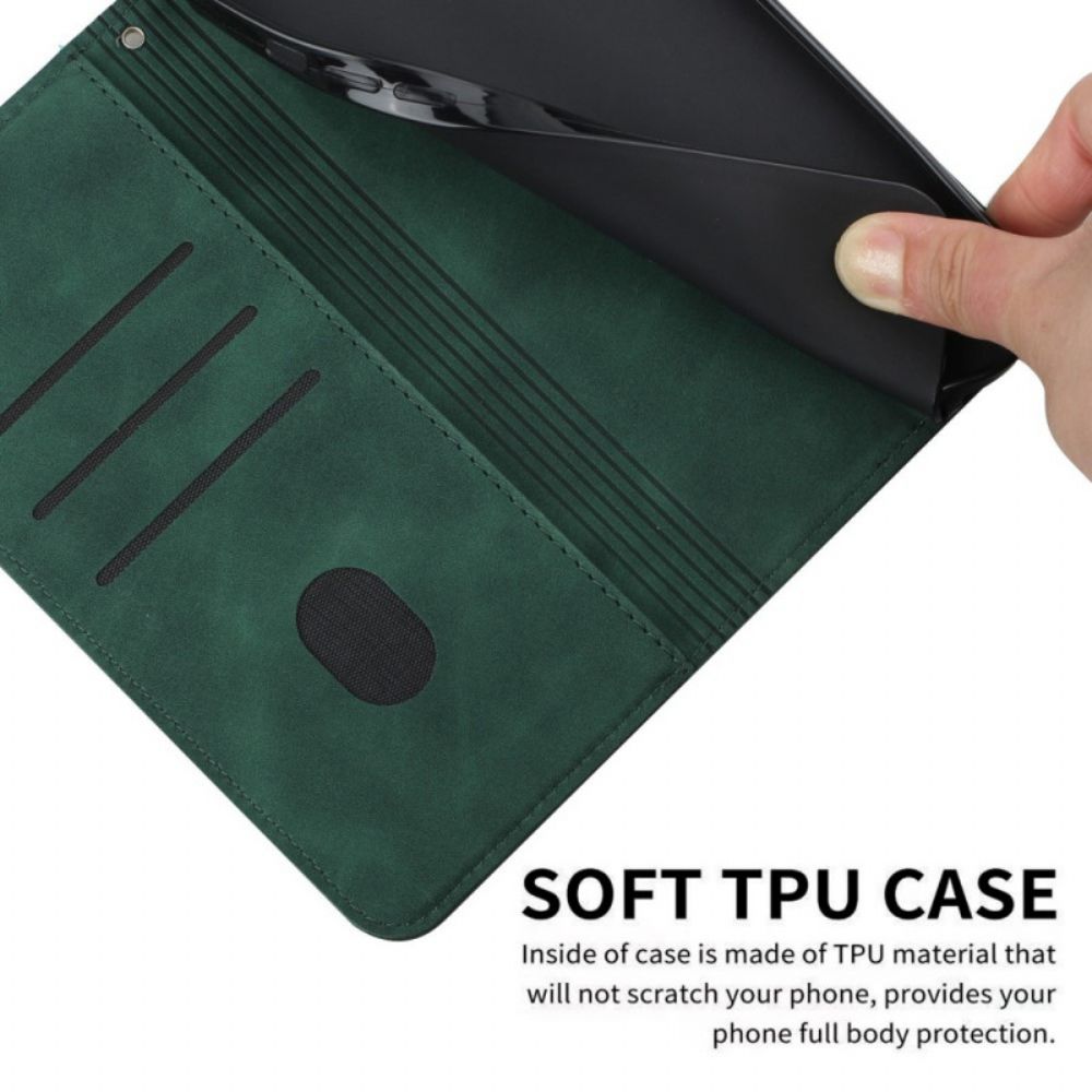 Bescherming Hoesje voor Samsung Galaxy A71 5G Folio-hoesje S-design Lederen Stijl